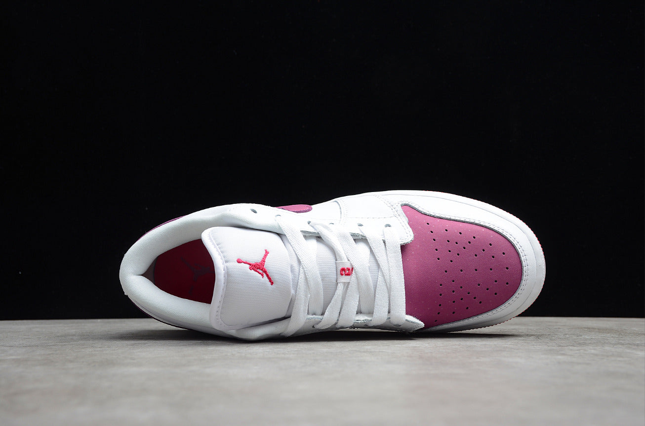 Air Jordan 1 Low Pink Purple White Valentine's Day