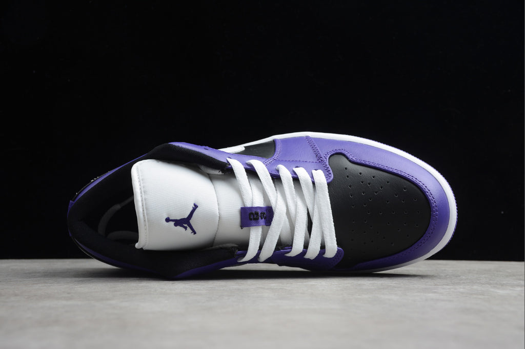 Air Jordan 1 Low Top Purple Black