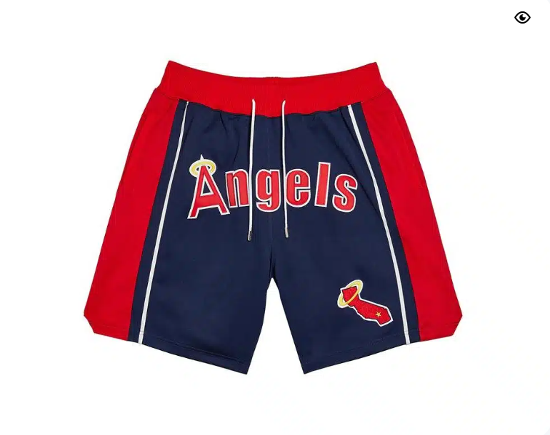 California Angels Navy Shorts