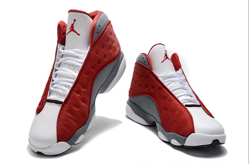 Air Jordan 13 Wine Red Grey