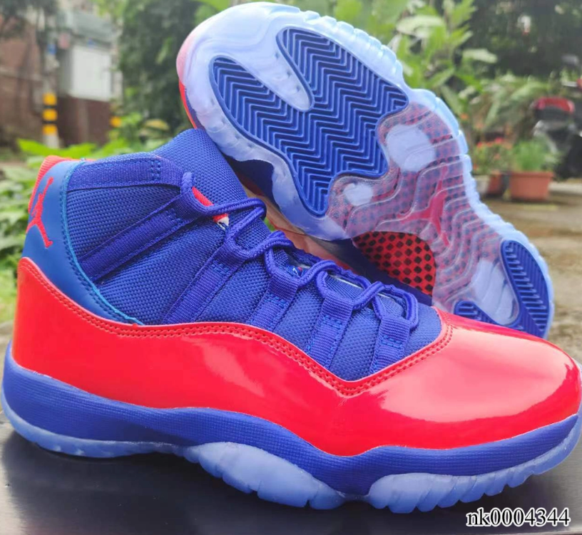 Air Jordan 11 Blue Red Shoes Sneakers