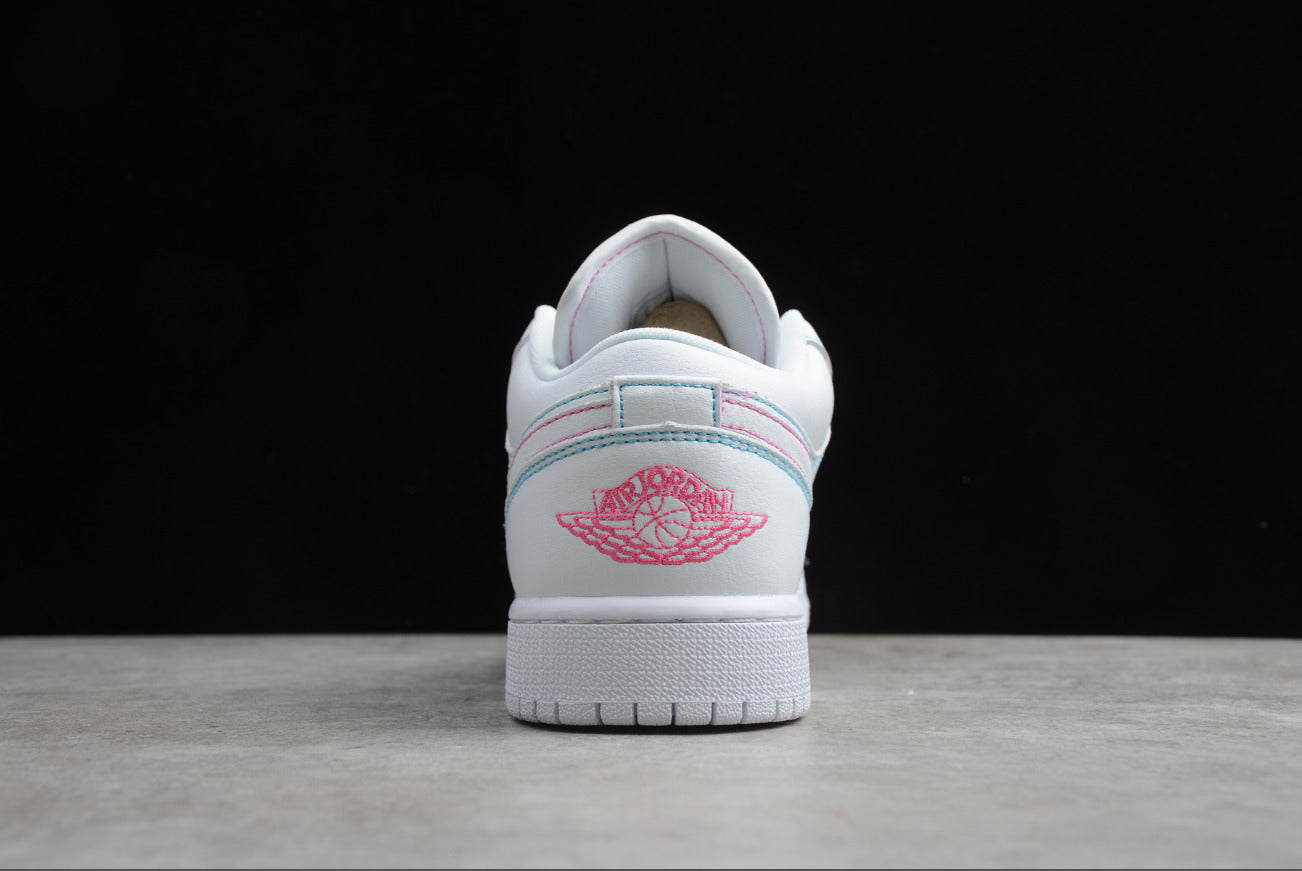 Air Jordan 1 Low White Green Powder