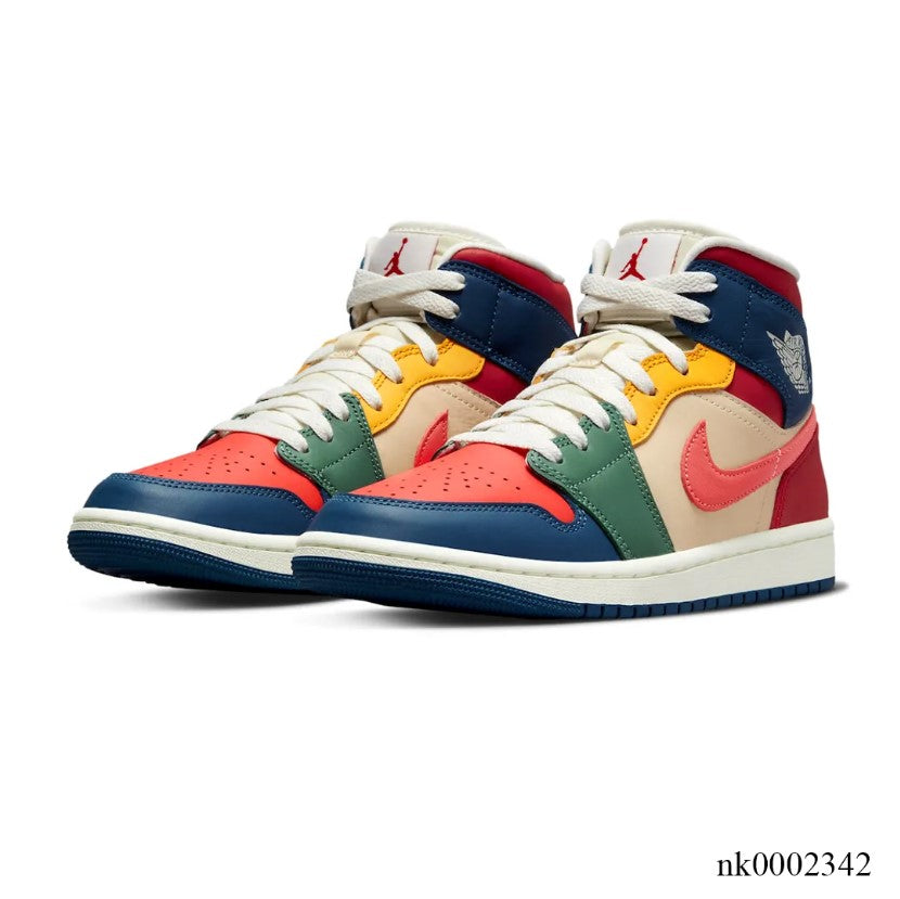 Air Jordan 1 Mid SE Multi Color Shoes Sneakers