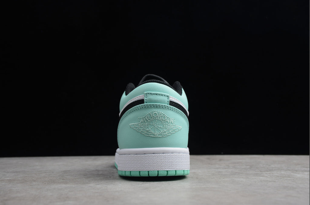 Air Jordan 1 Low Top Black Mint Green