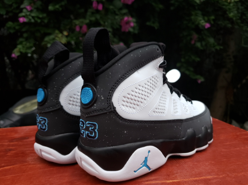 Air Jordan 9 White And Black Jade