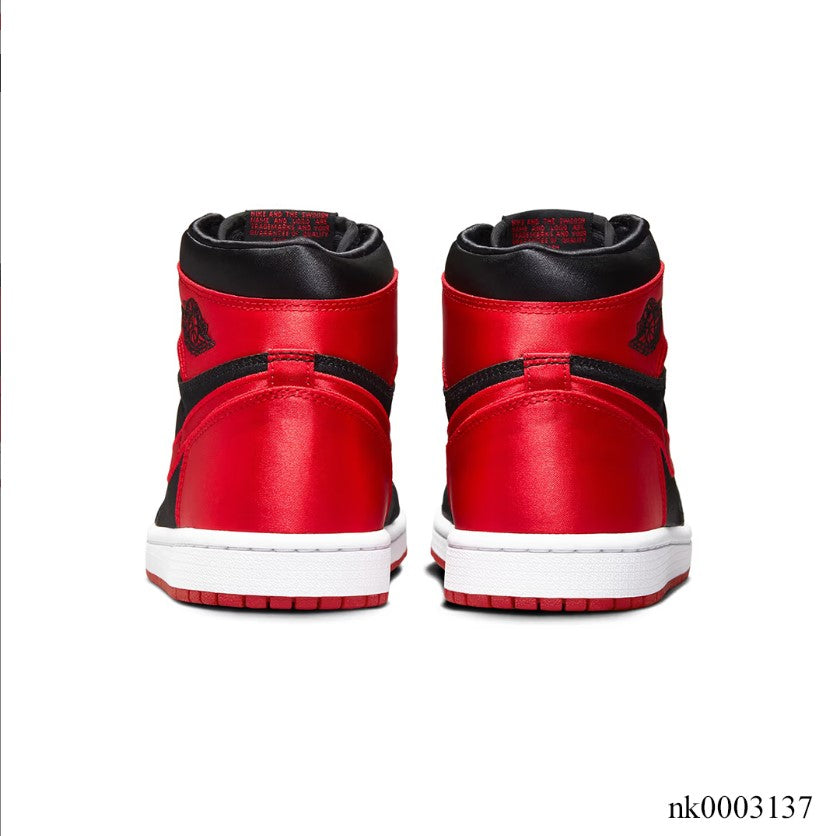 Air Jordan 1 Retro High OG Satin Bred Shoes Sneakers