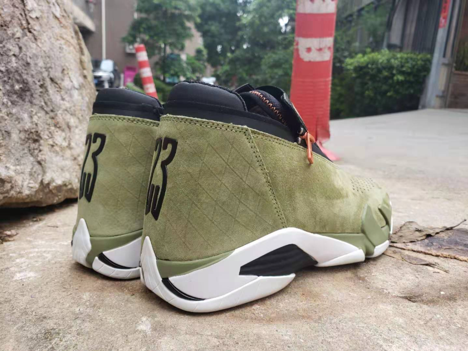 Air Jordan 14 Jumpman Z Olive Green