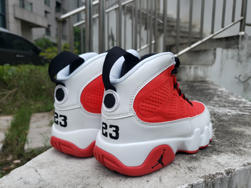 Air Jordan 9 White Red