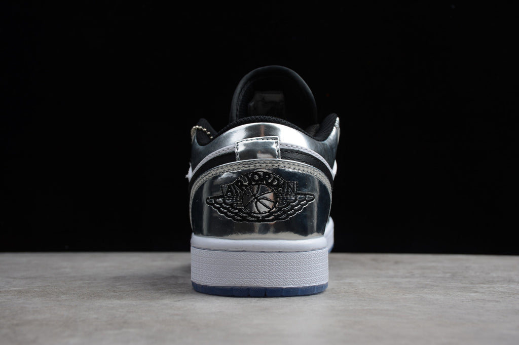 Air Jordan 1 Low Top Silver