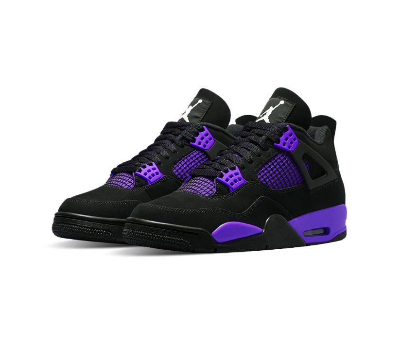 Air Jordan 4 Purple Thunder Shoes Sneakers