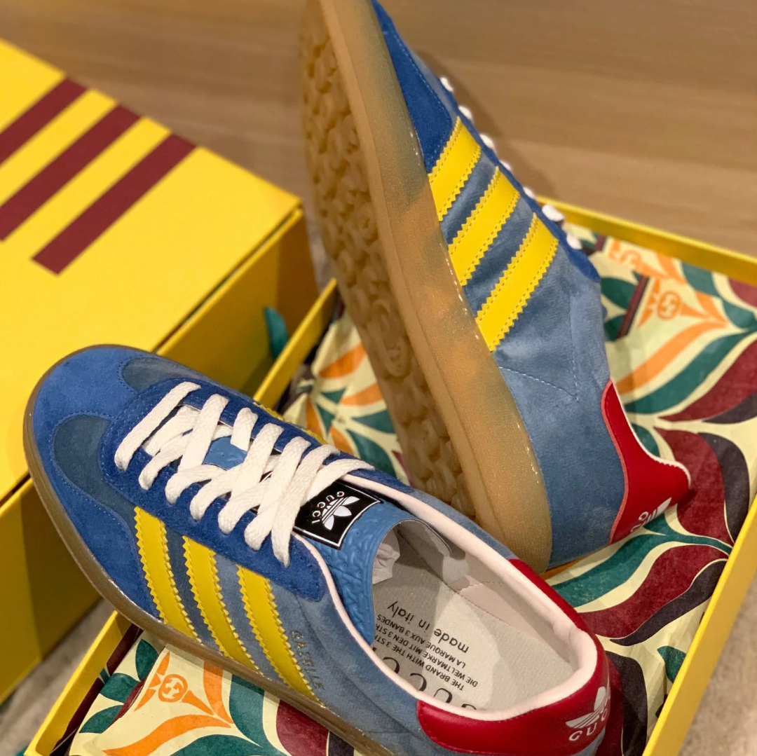 GG x AD Gazelle ‘Light Blue Suede’ Shoes Sneakers – nk0004919