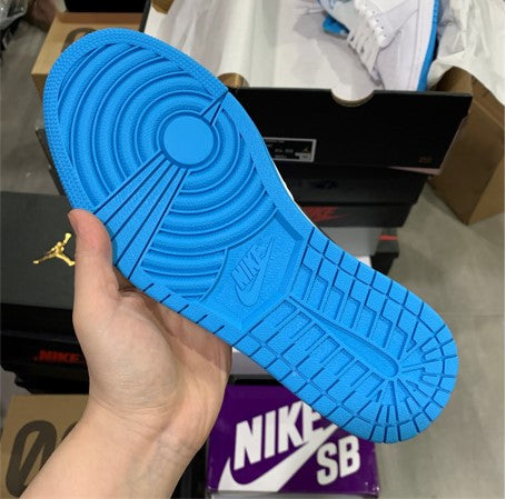 Air Jordan 1 White Blue Black
