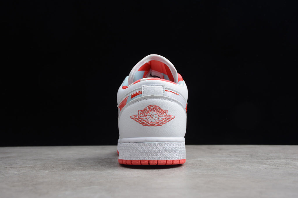 Air Jordan 1 Low Top White Red