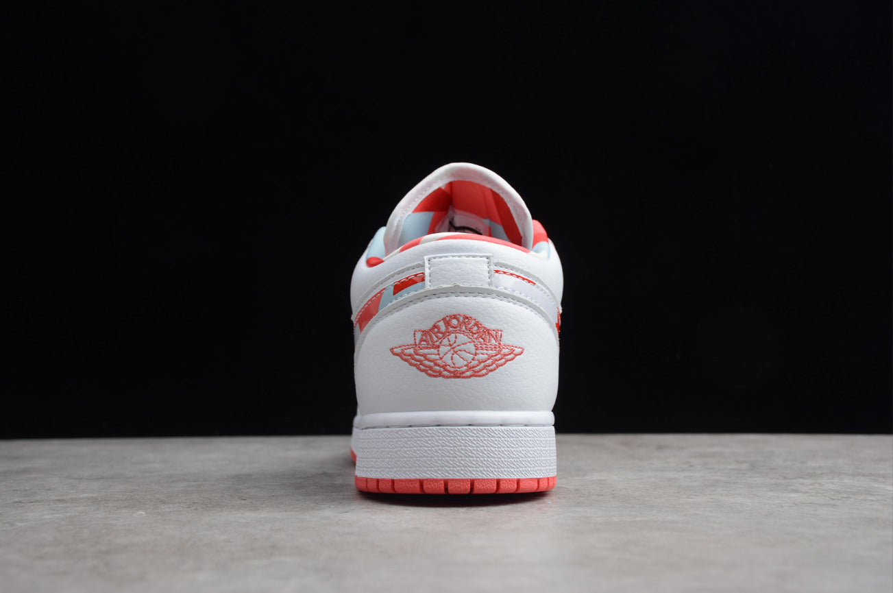 Air Jordan 1 Low Top White Red