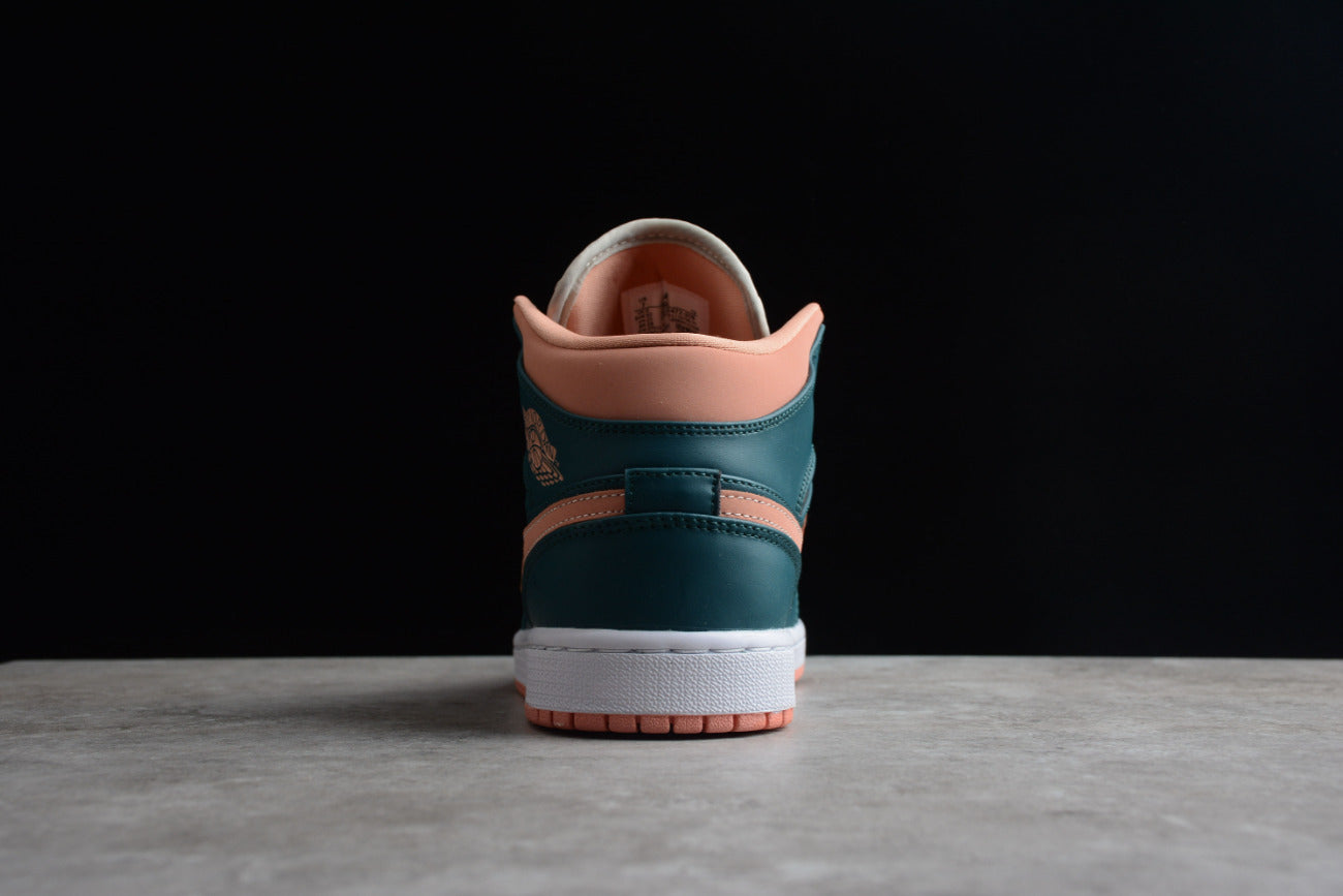 Air Jordan 1 Mid Dark Teal Green