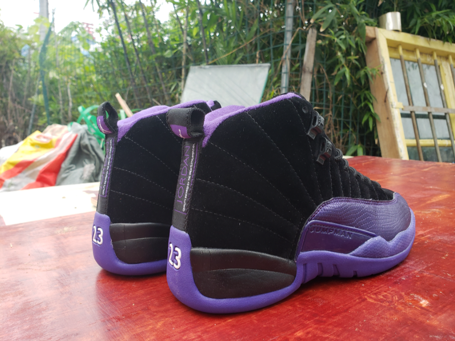 Air Jordan 12 Purple Black