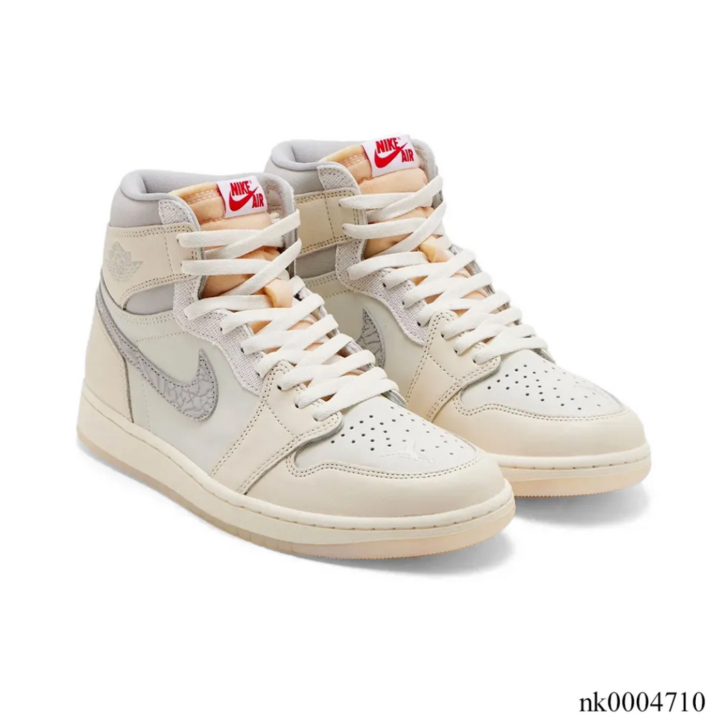 Air Jordan 1 High OG Sail Elephant Print Shoes Sneakers
