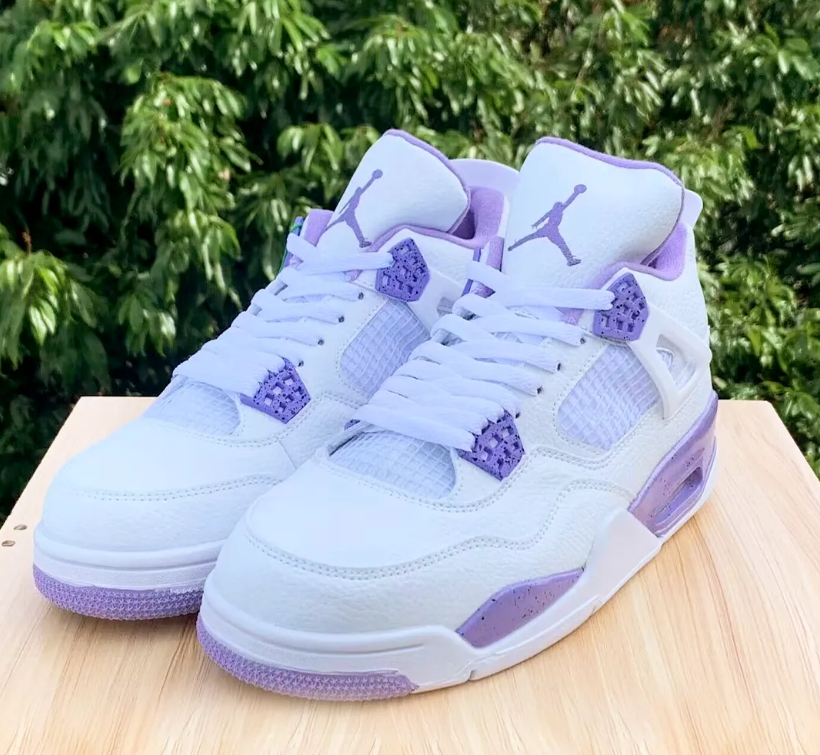Air Jordan 4 Purple Oreo Shoes Sneakers
