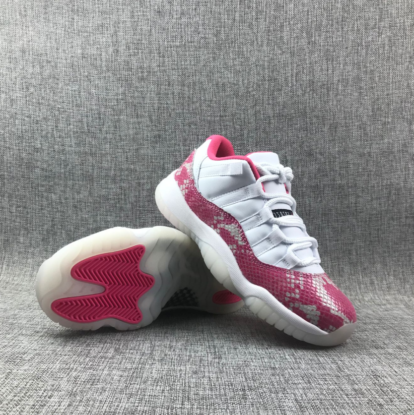 Air Jordan 11 Low Pink Snakeskin