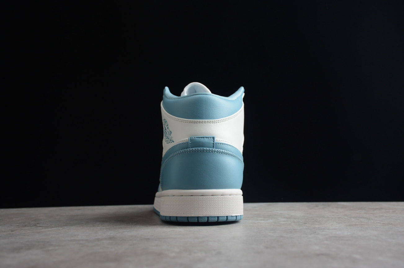 Air Jordan 1 Mid UNC University Blue White