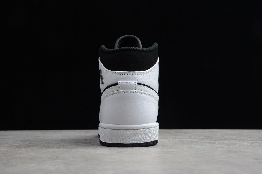 Air Jordan 1 Mid White Black