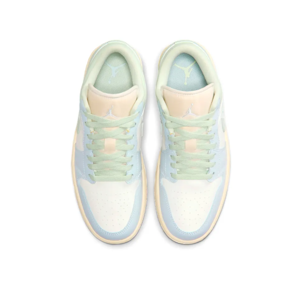 Air Jordan 1 Low Sail Aura Shoes Sneakers