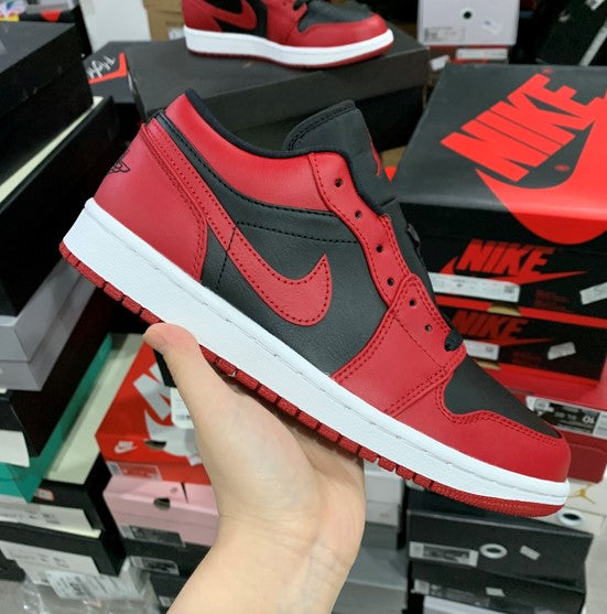 Air Jordan 1 Low Red Black