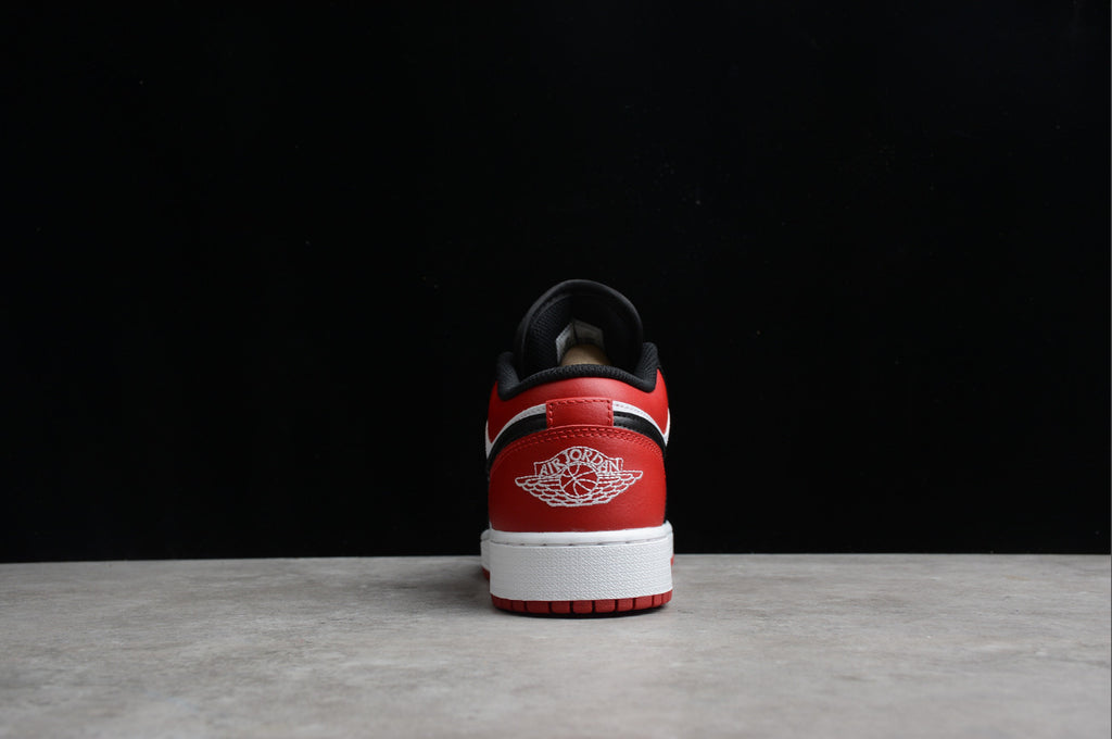 Air Jordan 1 Low Toe Red And Black
