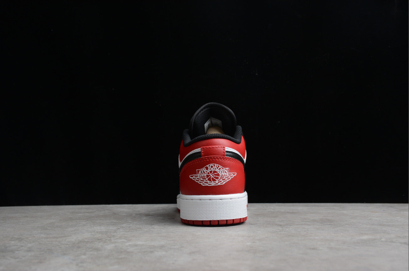 Air Jordan 1 Low Toe Red And Black