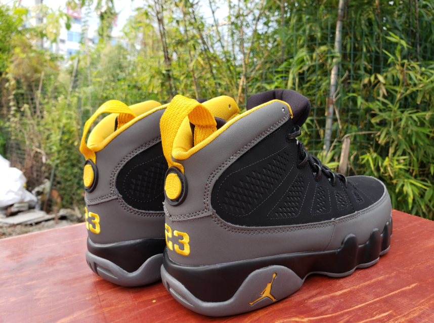 Air Jordan 9 Black Gray Yellow