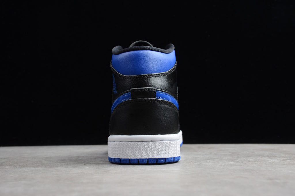 Air Jordan 1 Mid 'Black Hyper Royal'