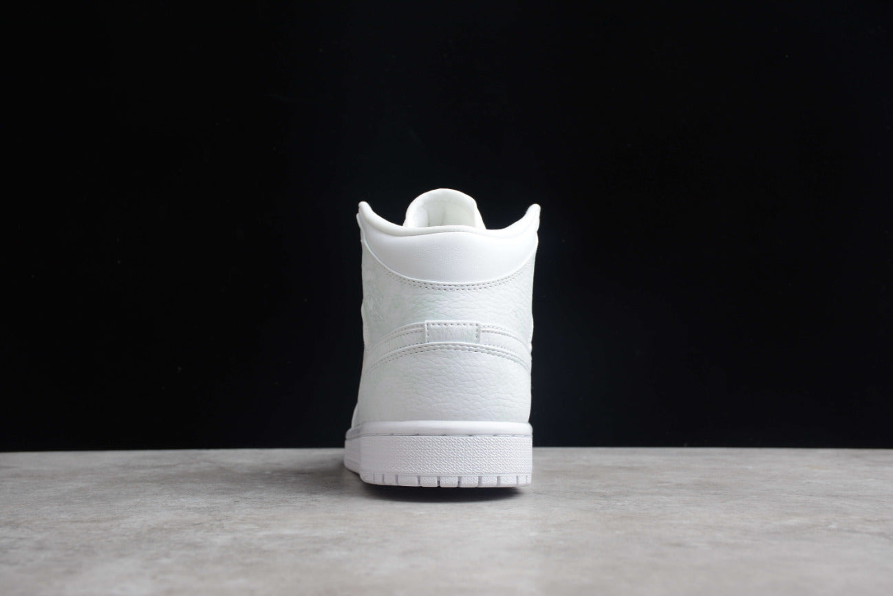 Air Jordan 1 Mid Triple White