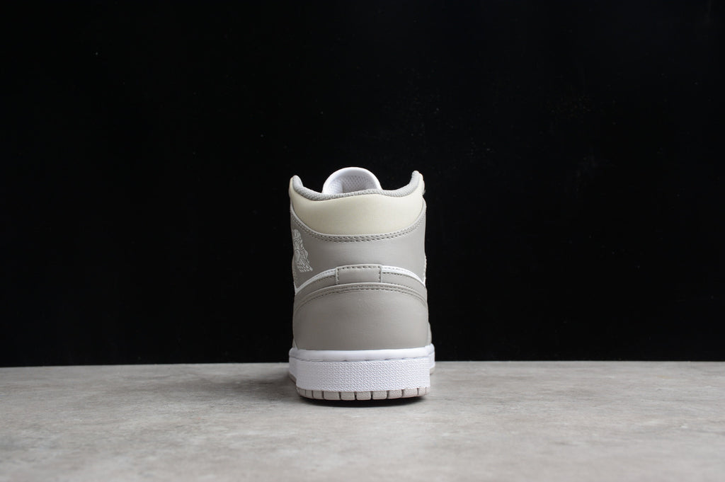 Air Jordan 1 Mid Linen White