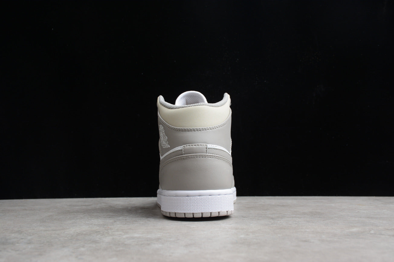 Air Jordan 1 Mid Linen White