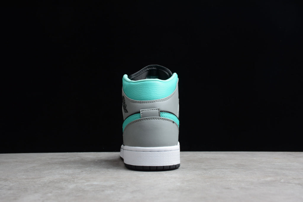 Air Jordan 1 Mid Grey Aqua