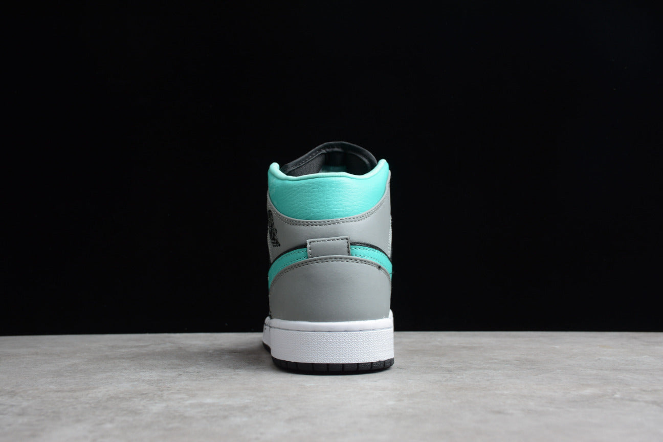 Air Jordan 1 Mid Grey Aqua
