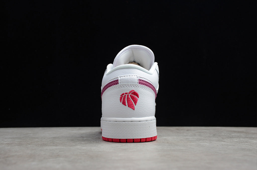 Air Jordan 1 Low Pink Purple White Valentine's Day