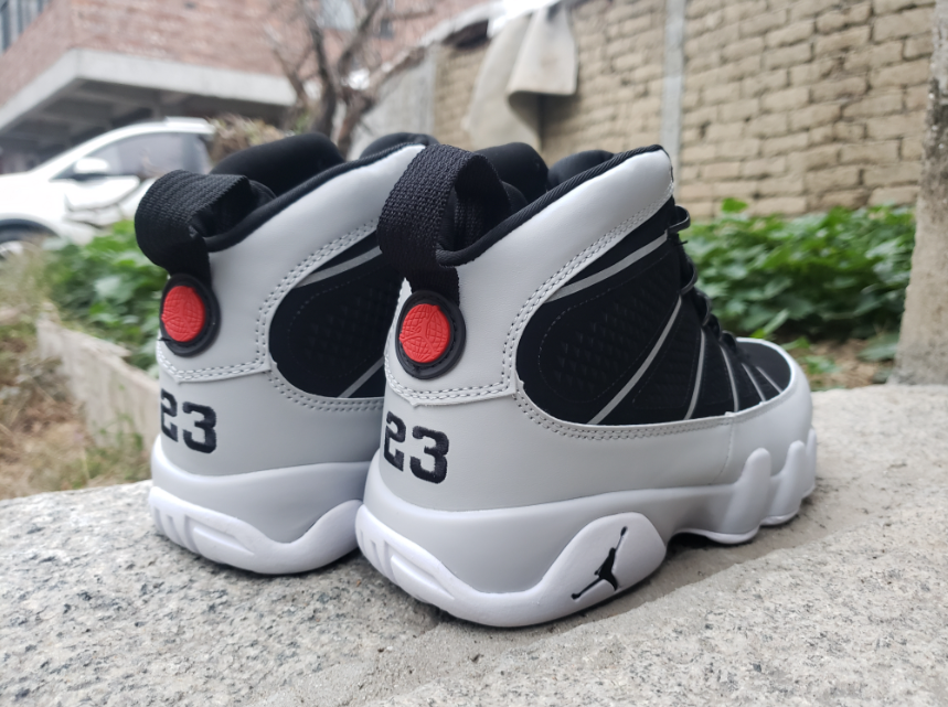 Air Jordan 9 Black Gray Silver