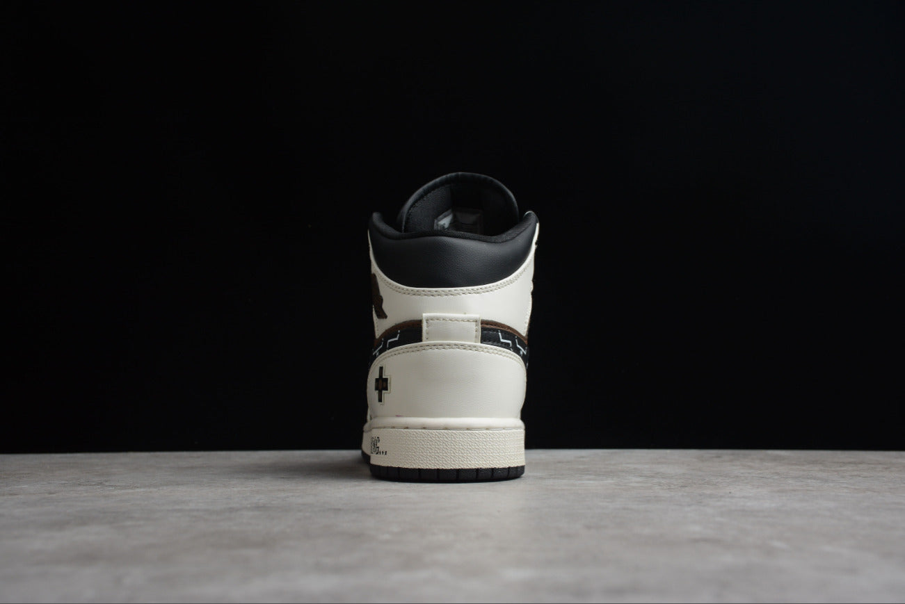 Air Jordan 1 Mid Vibe Beige Mocha