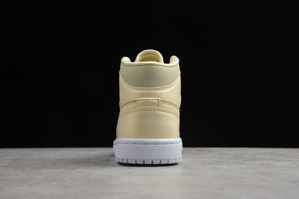 Air Jordan 1 Mid Goose Feather Yellow Lemon