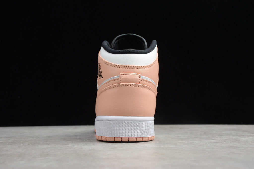 Air Jordan 1 Mid Black Crimson Tint