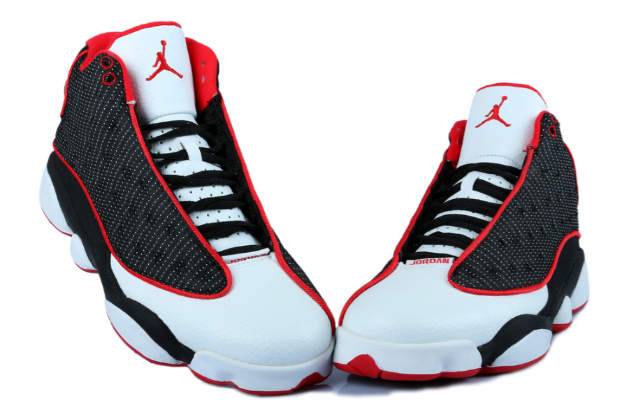 Air Jordan 13 Black White Red