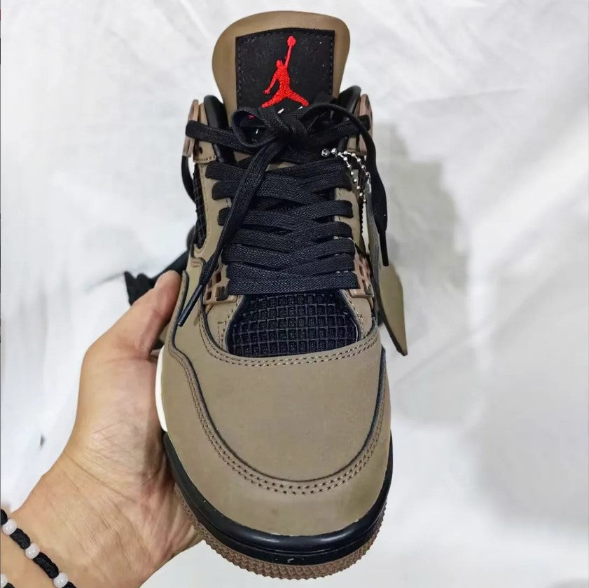 Travis Scott x Air Jordan 4 Olive Shoes Sneakers