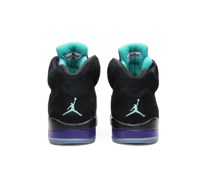 Air Jordan 5 Black Grape Shoes Sneakers