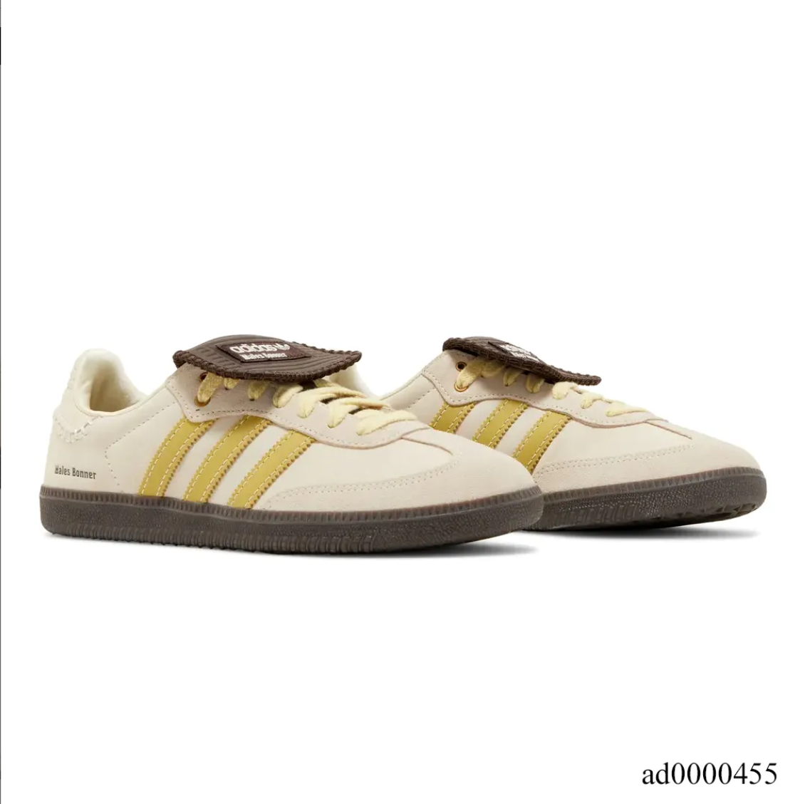 Wales Bonner x AD Samba Ecru Tint Yellow Shoes Sneakers