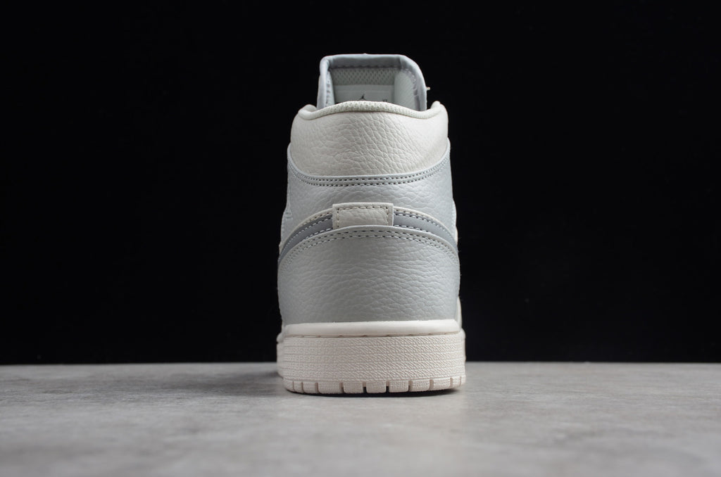 Air Jordan 1 Mid Rice White Gray