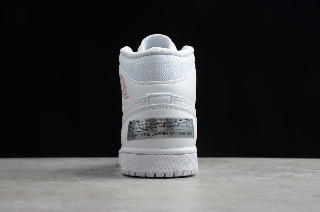 Air Jordan 1 Mid White Lightning