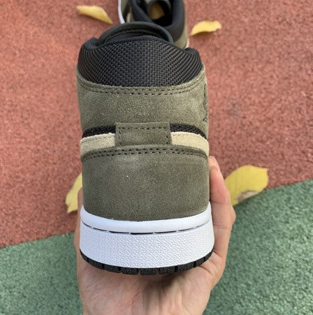 Air Jordan 1 Mid Olive Green