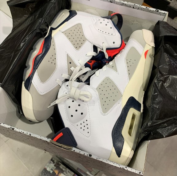 Air Jordan 6 Tinker White Blue Infrared