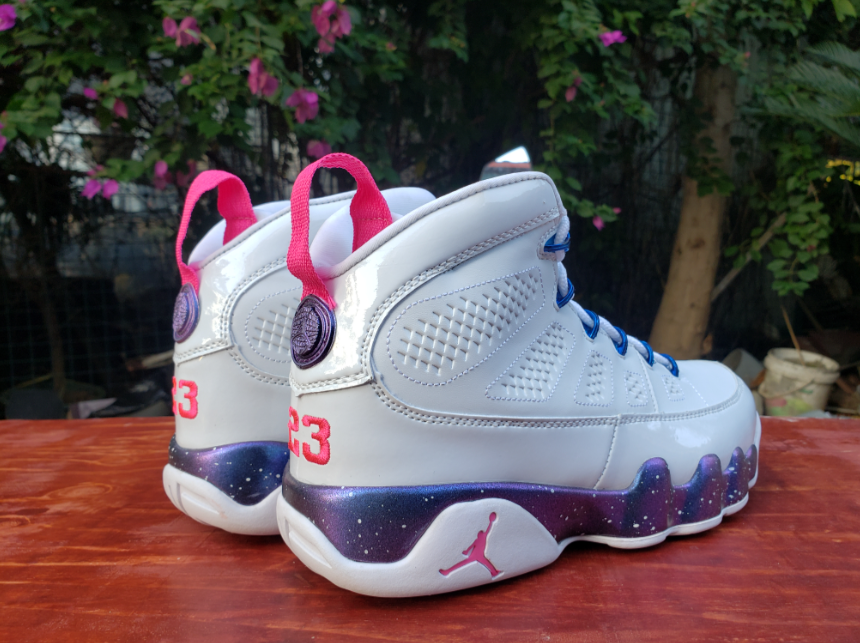 Air Jordan 9 White Galaxy